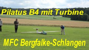 Pilatus B4 mit Turbine